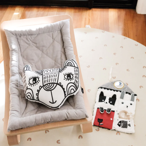 Wee Gallery Throw Pillow - Bear